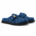 LV Sandals Easy Mule Sandals Blue