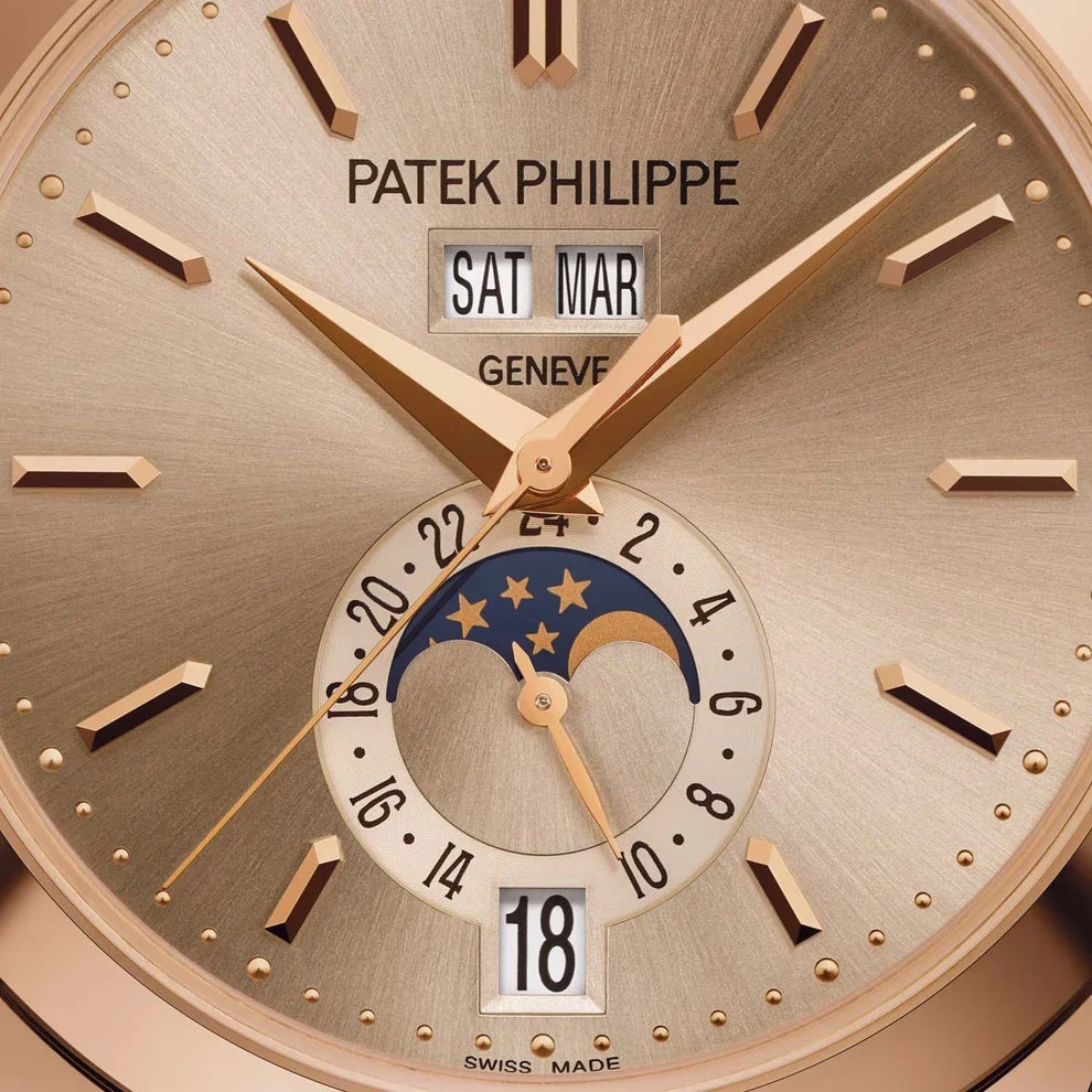 Complications 38mm 5396R-016 Annual Calendar Moon Phases Rose Gold Sand Beige Dial
