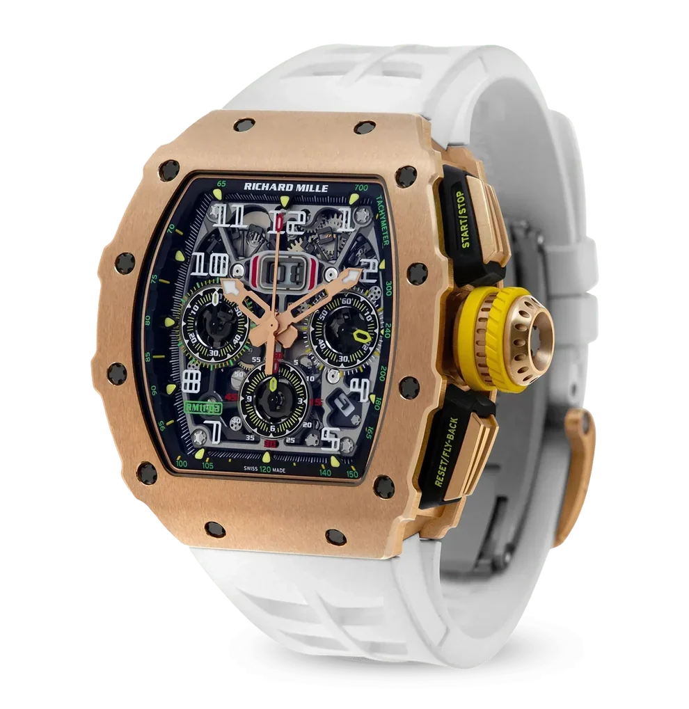 RM 11-03 18K Rose Gold, Skeleton Dial, 44 mm