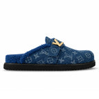 LV Sandals Easy Mule Sandals Blue