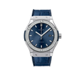 Classic Fusion Blue Titanium 42mm Diamond Benzel 542.NX.7170.LR.1104