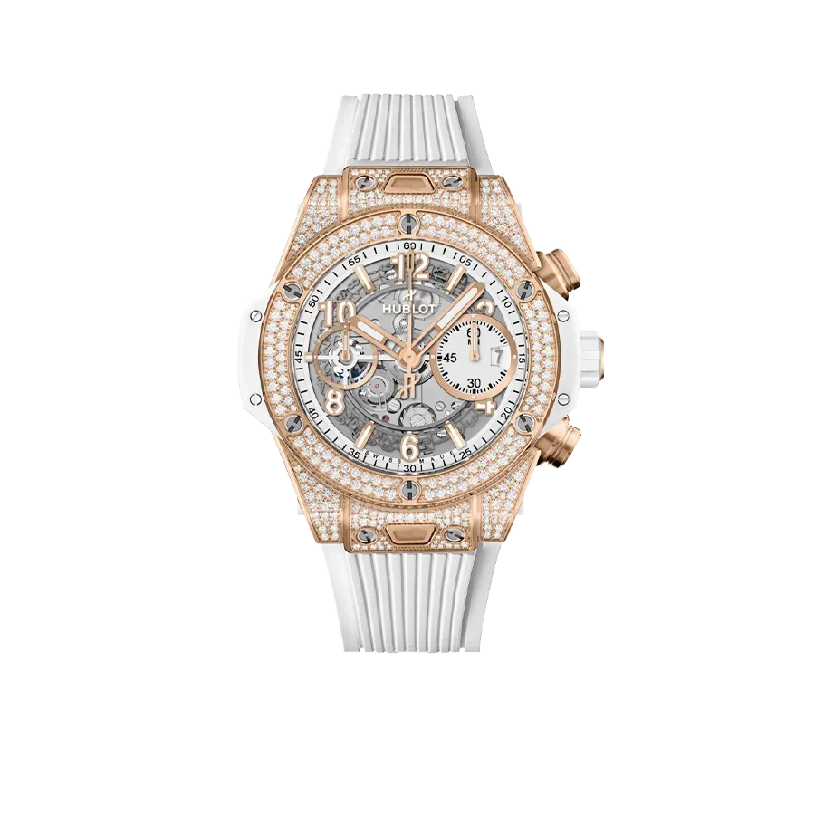 Big Bang Unico King Gold White Pavé 42mm 441.OE.2011.RW.1704