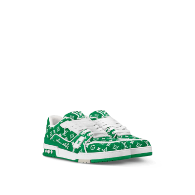 LV Trainer Sneaker ‘Green Monogram’