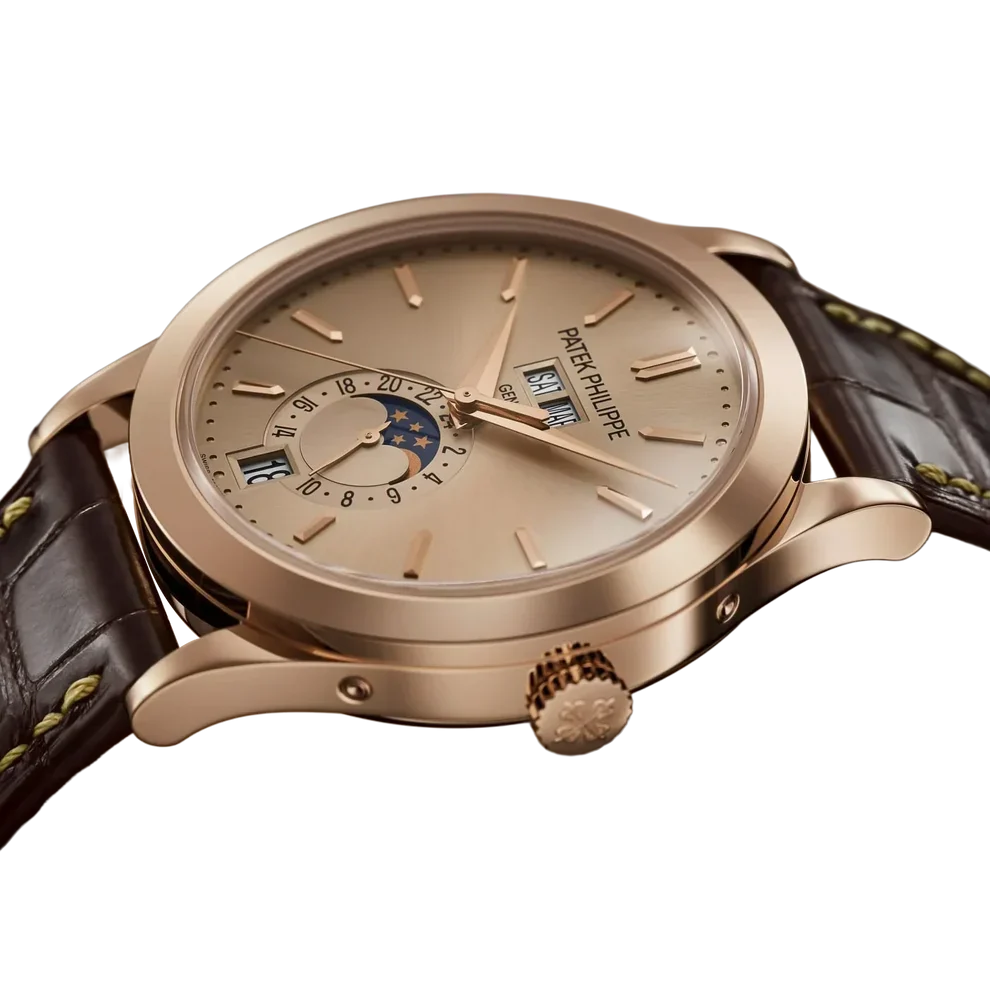 Complications 38mm 5396R-016 Annual Calendar Moon Phases Rose Gold Sand Beige Dial