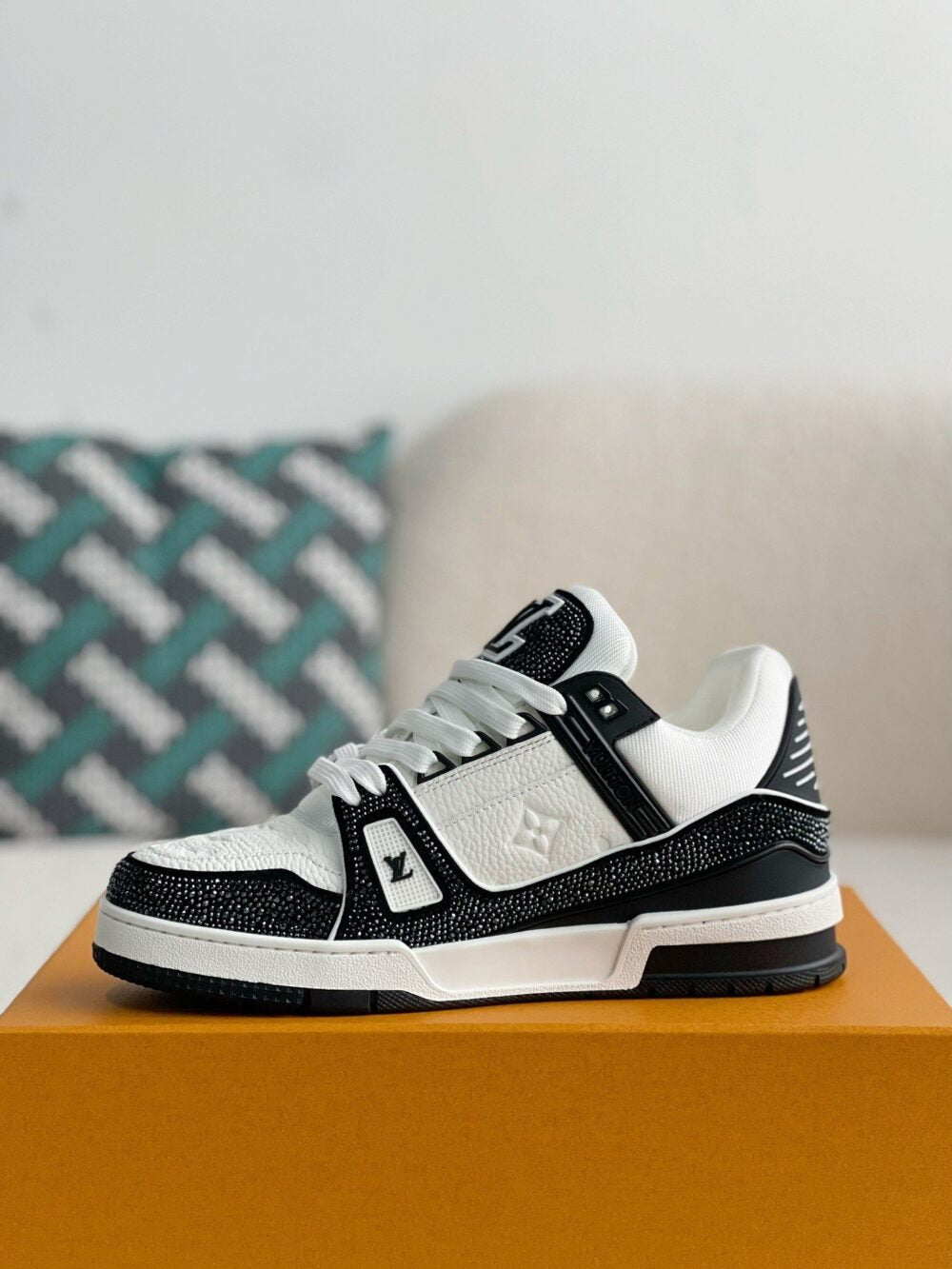 LV Trainer Sneaker ‘Denim Monogram Black Diamond’