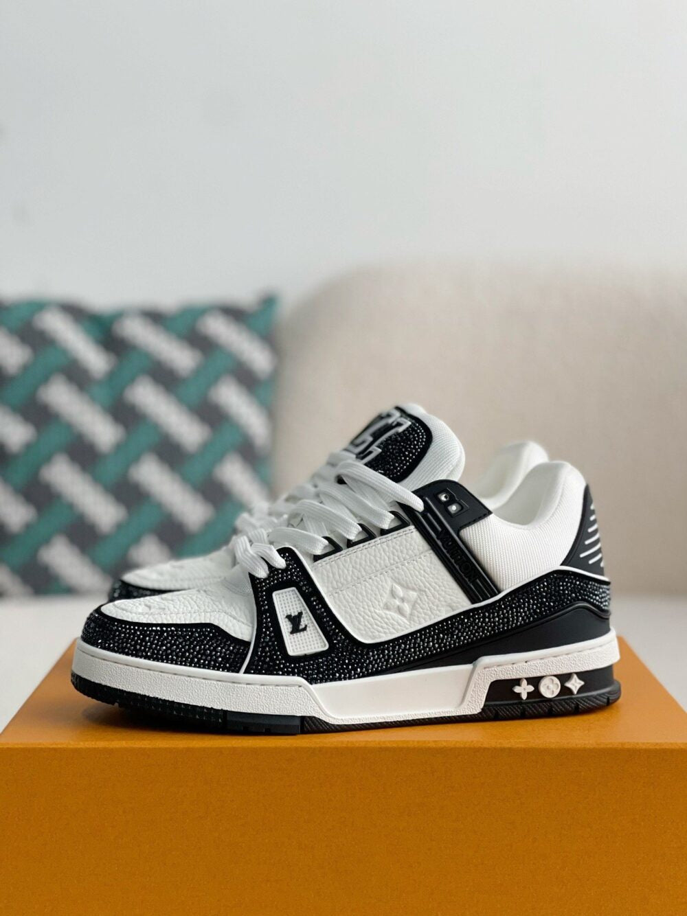 LV Trainer Sneaker ‘Denim Monogram Black Diamond’