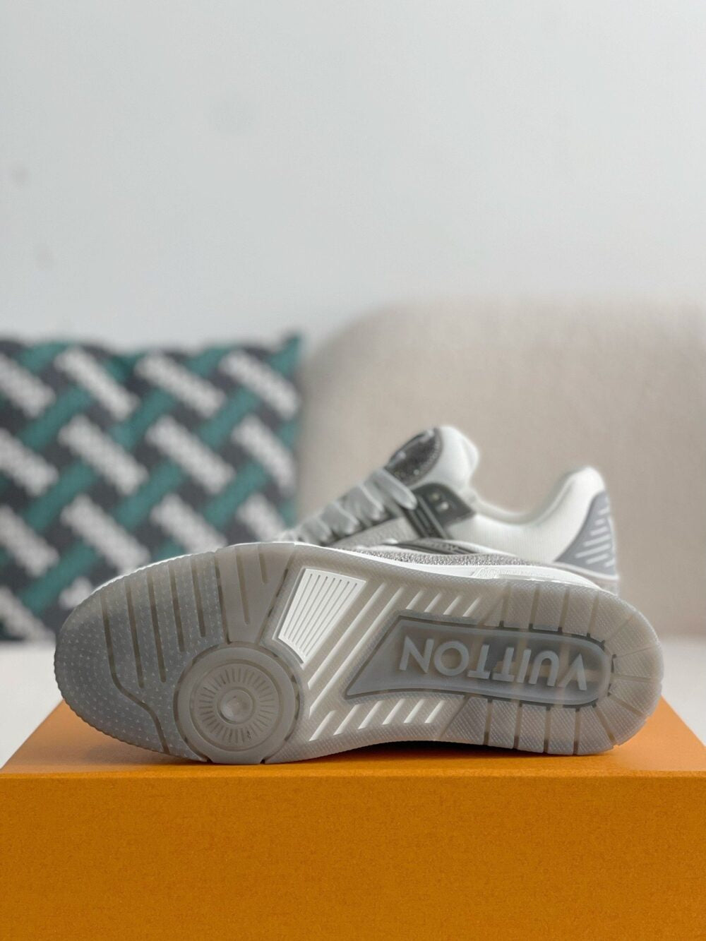 LV Trainer Sneaker ‘Denim Monogram Grey Diamond’