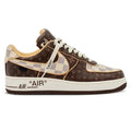 LV x Nike AF1 Low 'Monogram Brown Damier Azur'