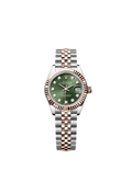 Lady-Datejust Oyster, 28 mm, Oystersteel and Everose gold