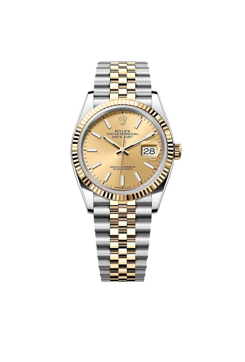Datejust 36 Oyster, 36 mm, Oystersteel and yellow gold