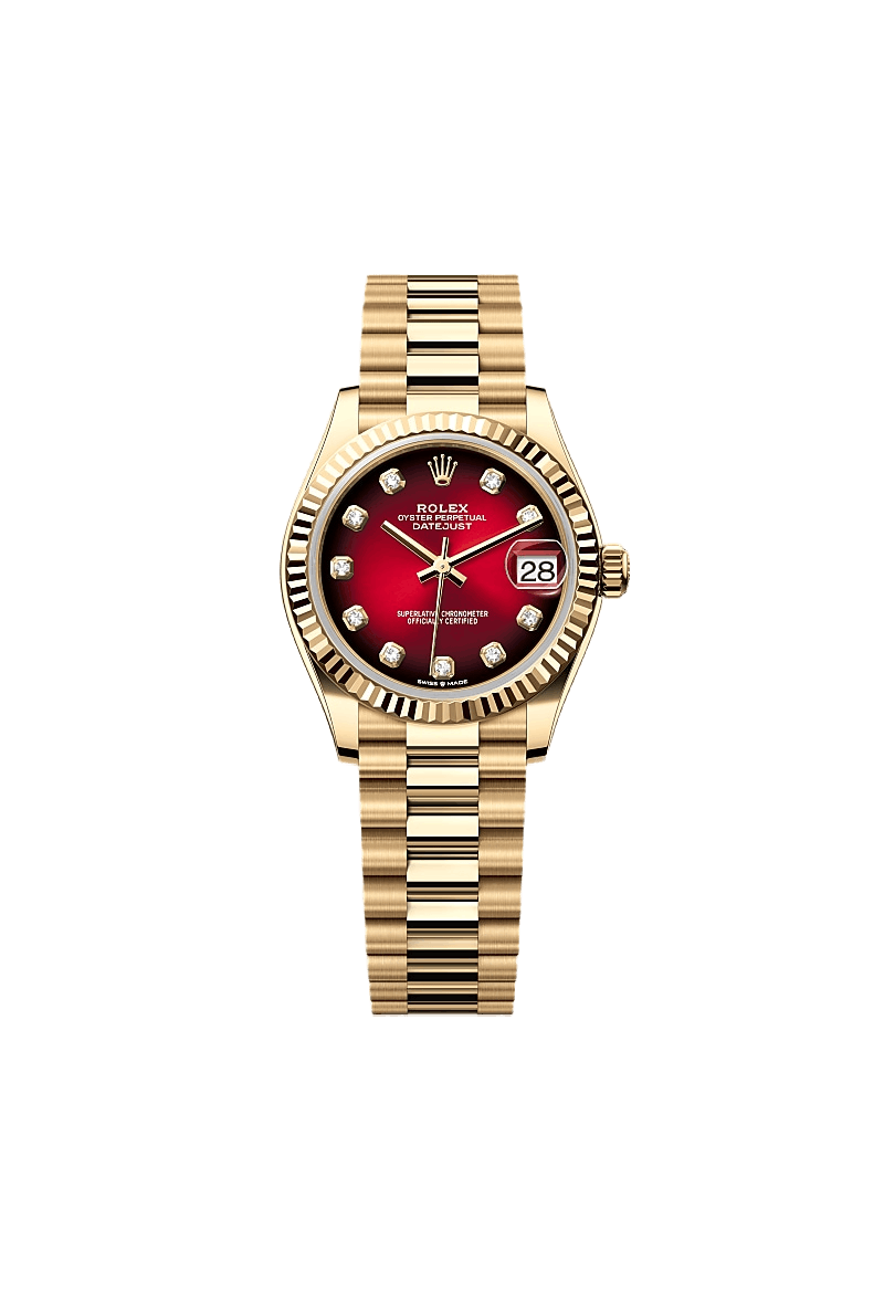 Datejust 31 Oyster, 31 mm, yellow gold