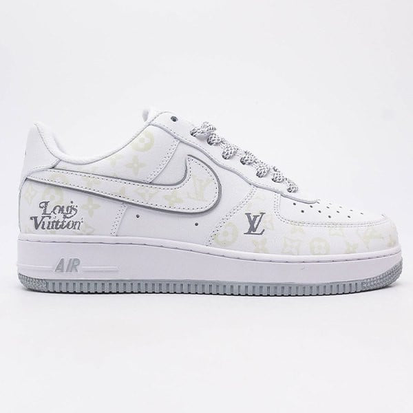 LV x Nike AF1 Monogram Grey Frost Edition (Custom)