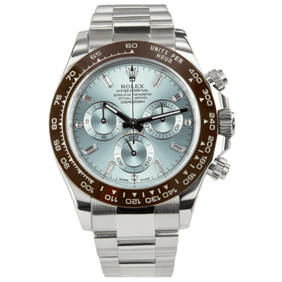 Oyster Perpetual Cosmograph Daytona Platinum 50th Anniversary ‘Factory Baguette Dial’