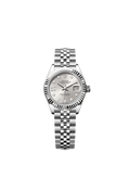 Lady-Datejust Oyster, 28 mm, Oystersteel and white gold