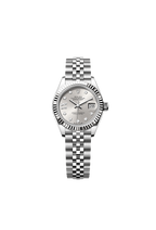 Lady-Datejust Oyster, 28 mm, Oystersteel and white gold