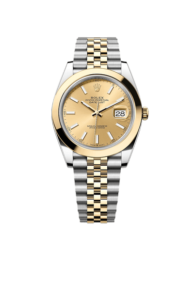 Datejust 41 Oyster, 41 mm, Oystersteel and yellow gold