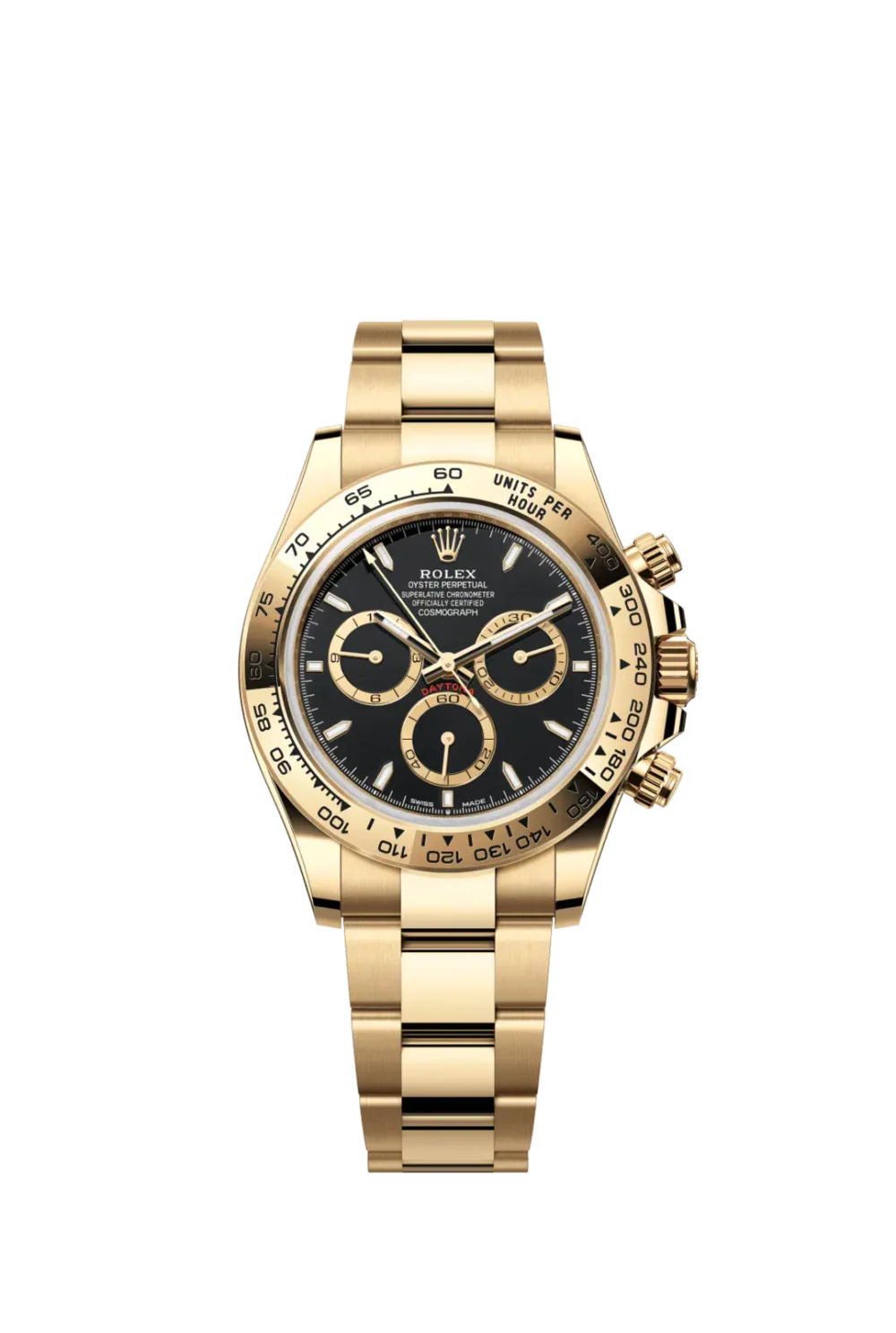 Cosmograph Daytona Yellow Gold Black Dial