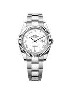 Datejust 41 Oyster, 41 mm, Oystersteel and white gold