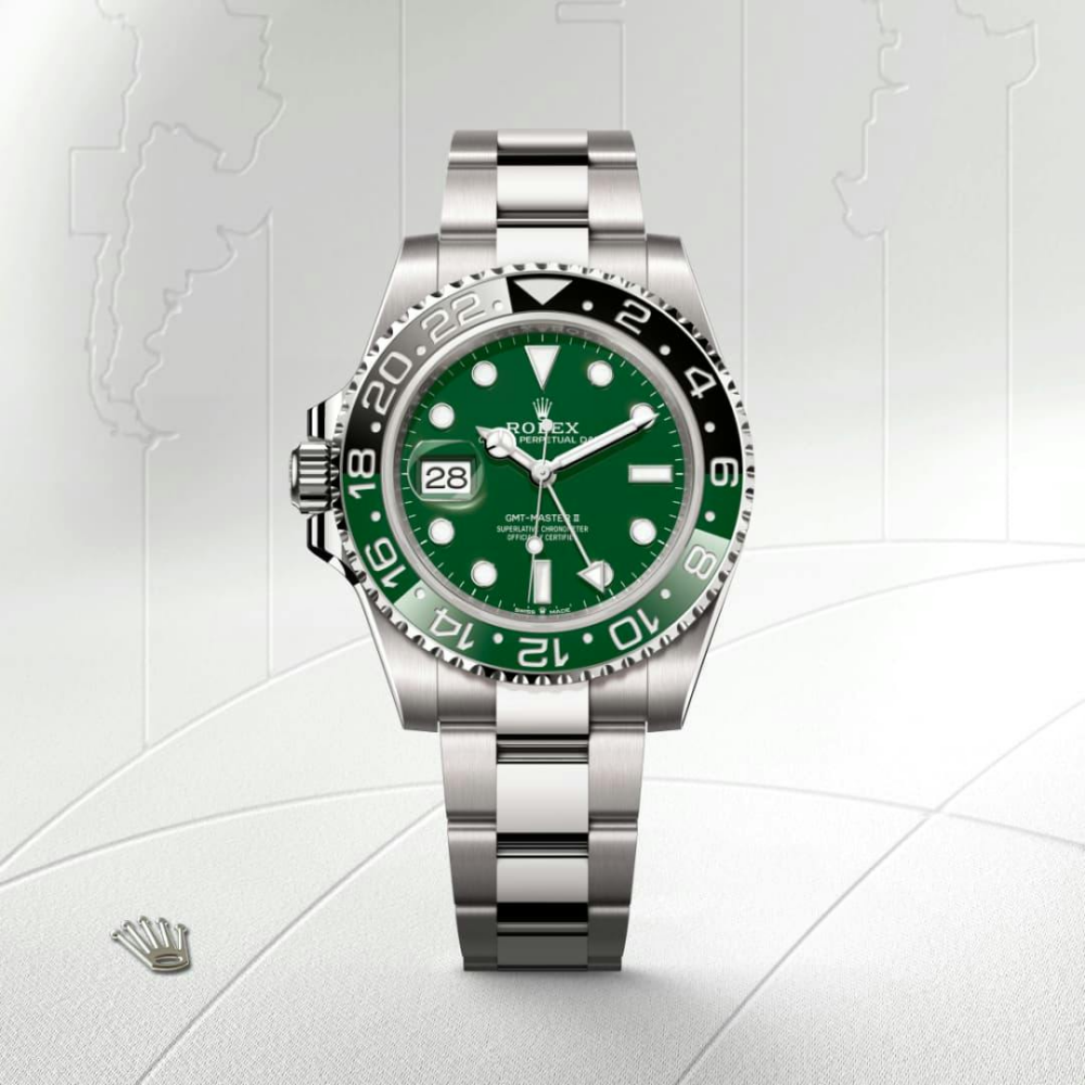 GMT-Master II Oyster, 40 mm, white gold