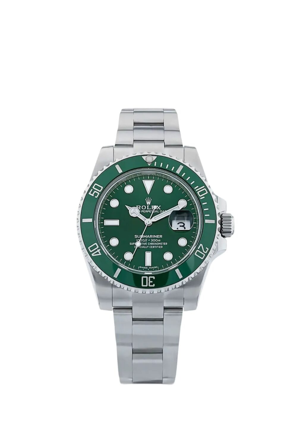Submariner Stainless Steel “The Hulk” Green Dial Cerachrom Bezel