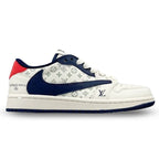 LV x Nike Air Jordan 1 Low “Tricolor Monogram” (Custom)