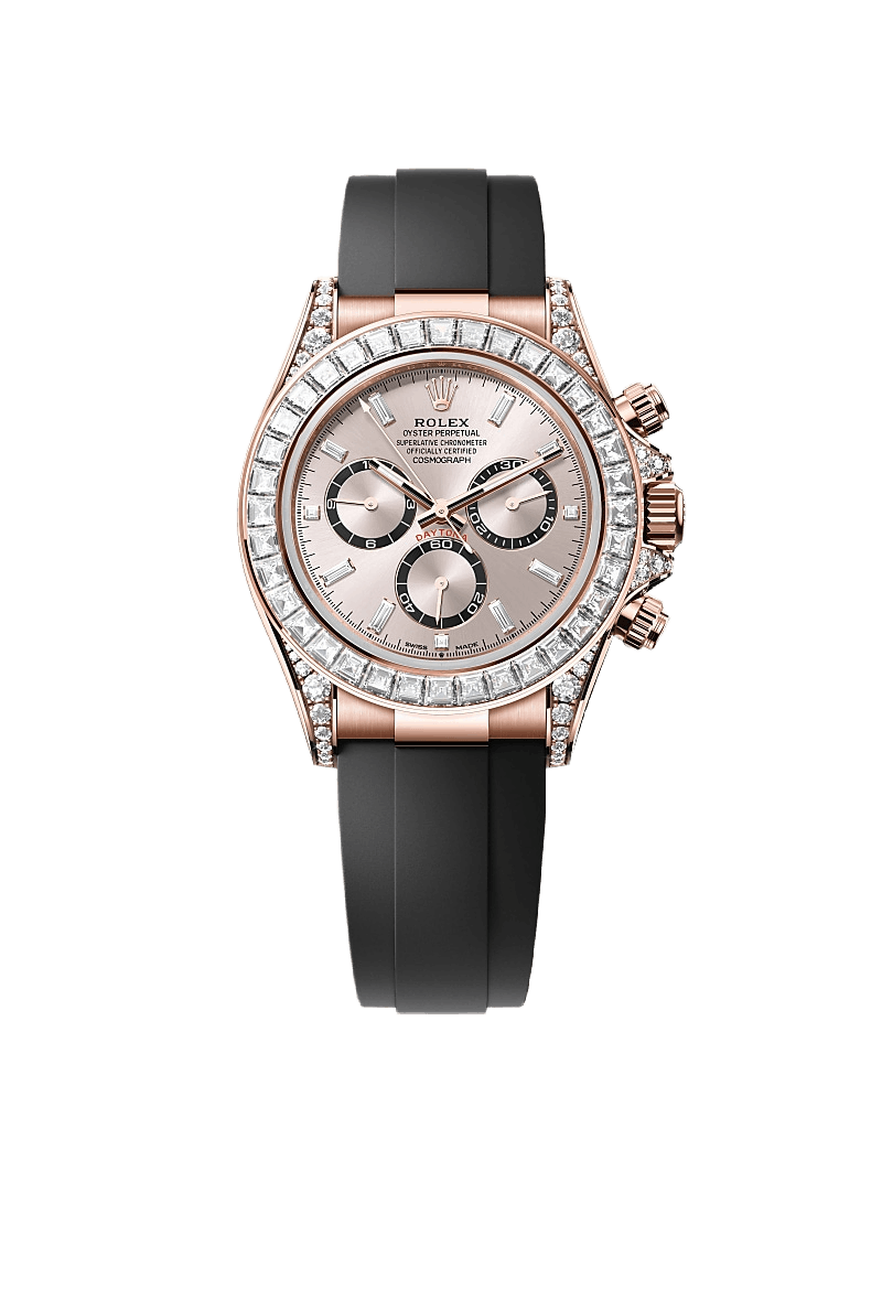 Cosmograph Daytona Oyster, 40 mm, Everose gold and diamonds