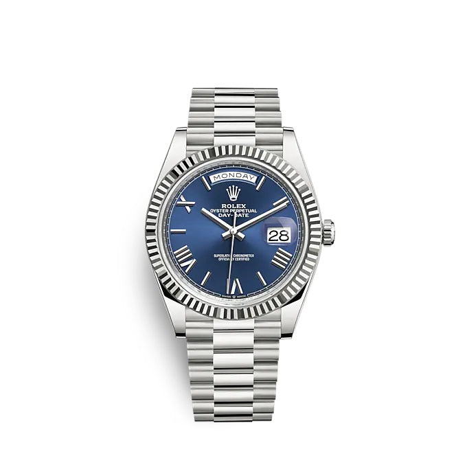 Day-Date 40 Oyster, 40 mm, white gold