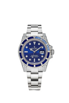 Submariner Date 18K White Gold Diamonds Sapphires 40MM