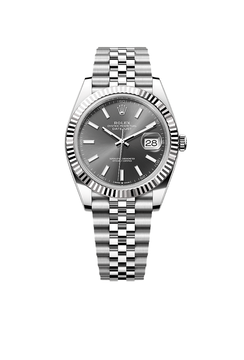 Datejust 41 Oyster, 41 mm, Oystersteel and white gold