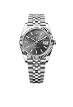 Datejust 41 Oyster, 41 mm, Oystersteel and white gold