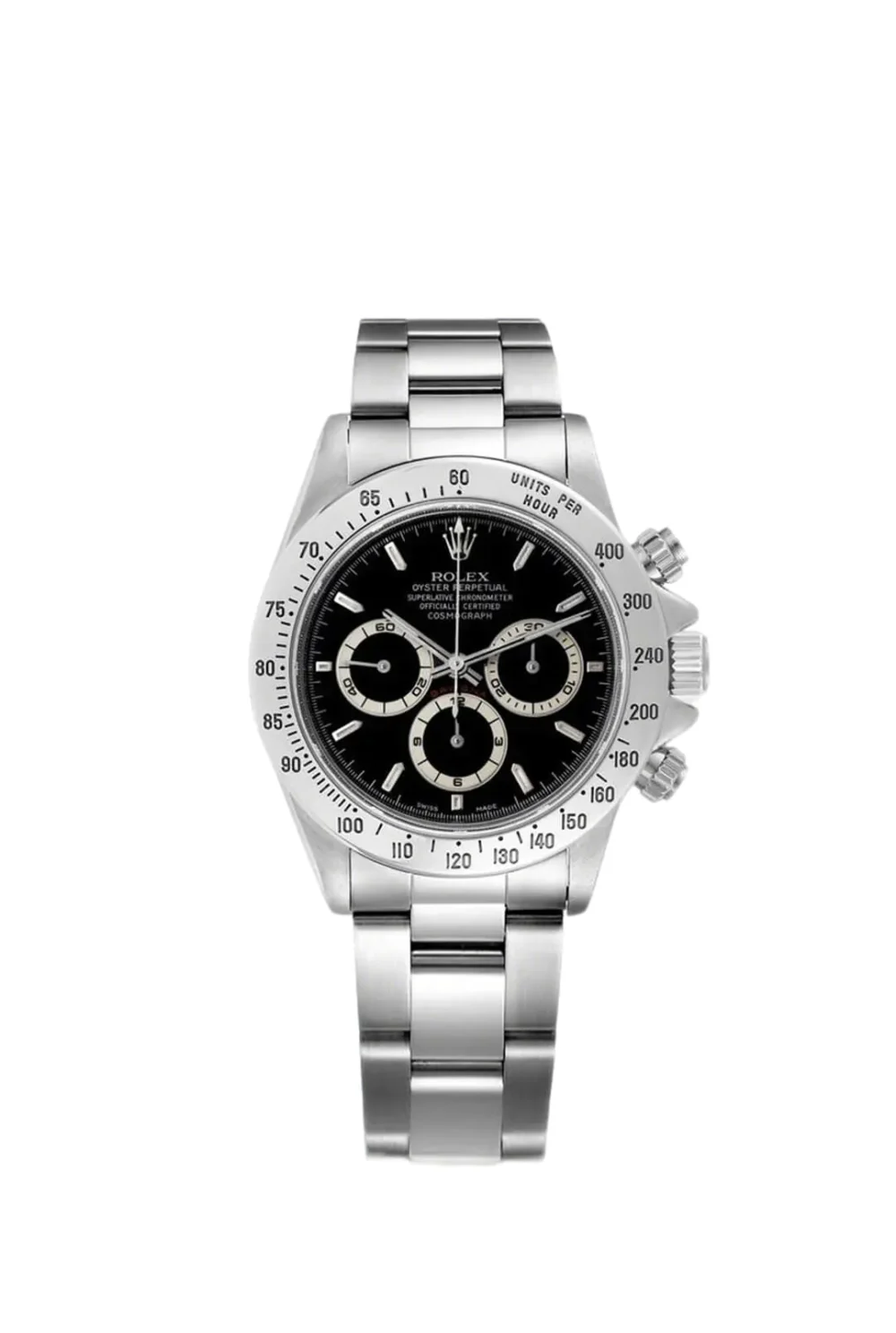 Cosmograph Daytona Stainless Steel Black Dial