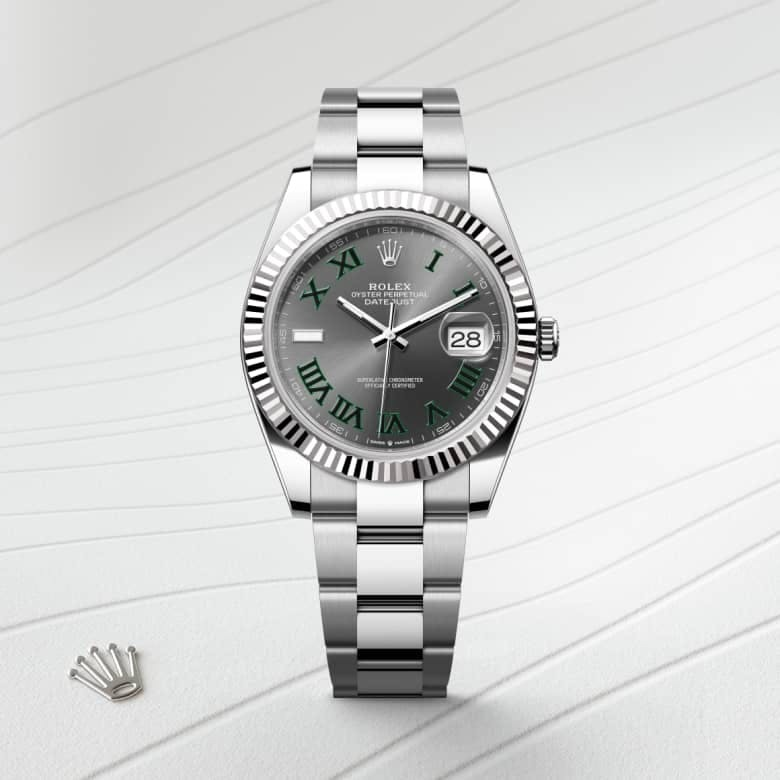 Datejust 41 Oyster, 41 mm, Oystersteel and white gold