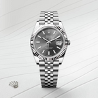 Datejust 41 Oyster, 41 mm, Oystersteel and white gold