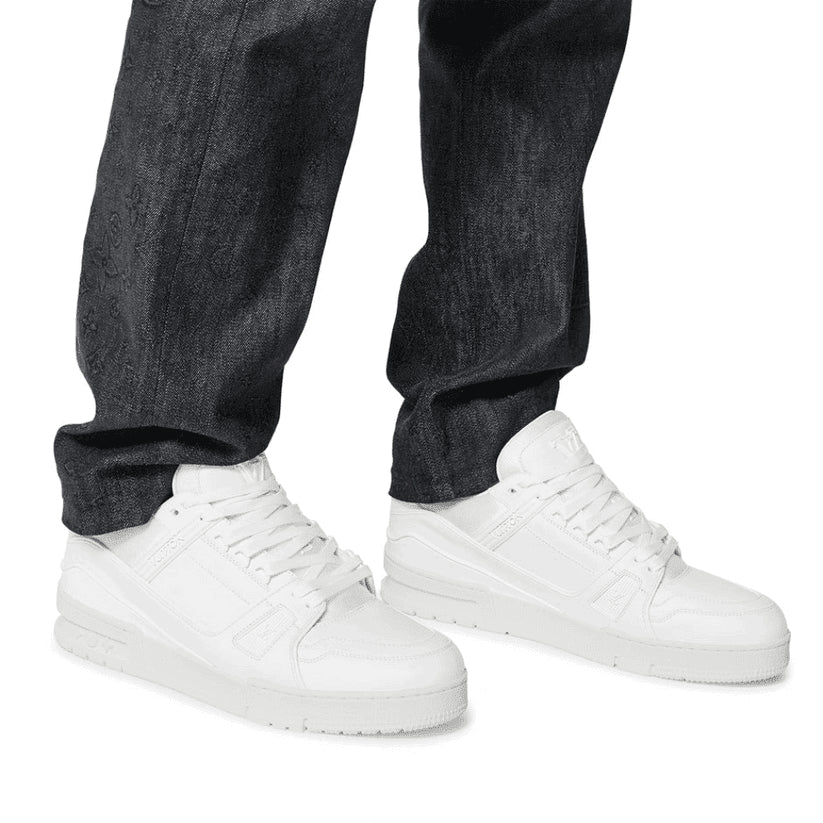 LV Trainer Sneaker All White