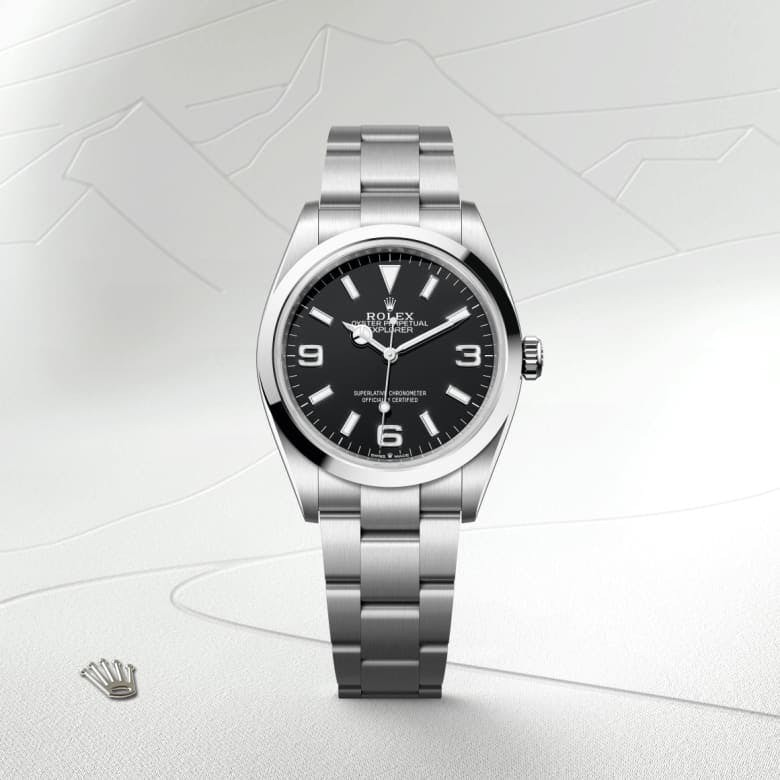 Explorer 36 Oyster, 36 mm, Oystersteel