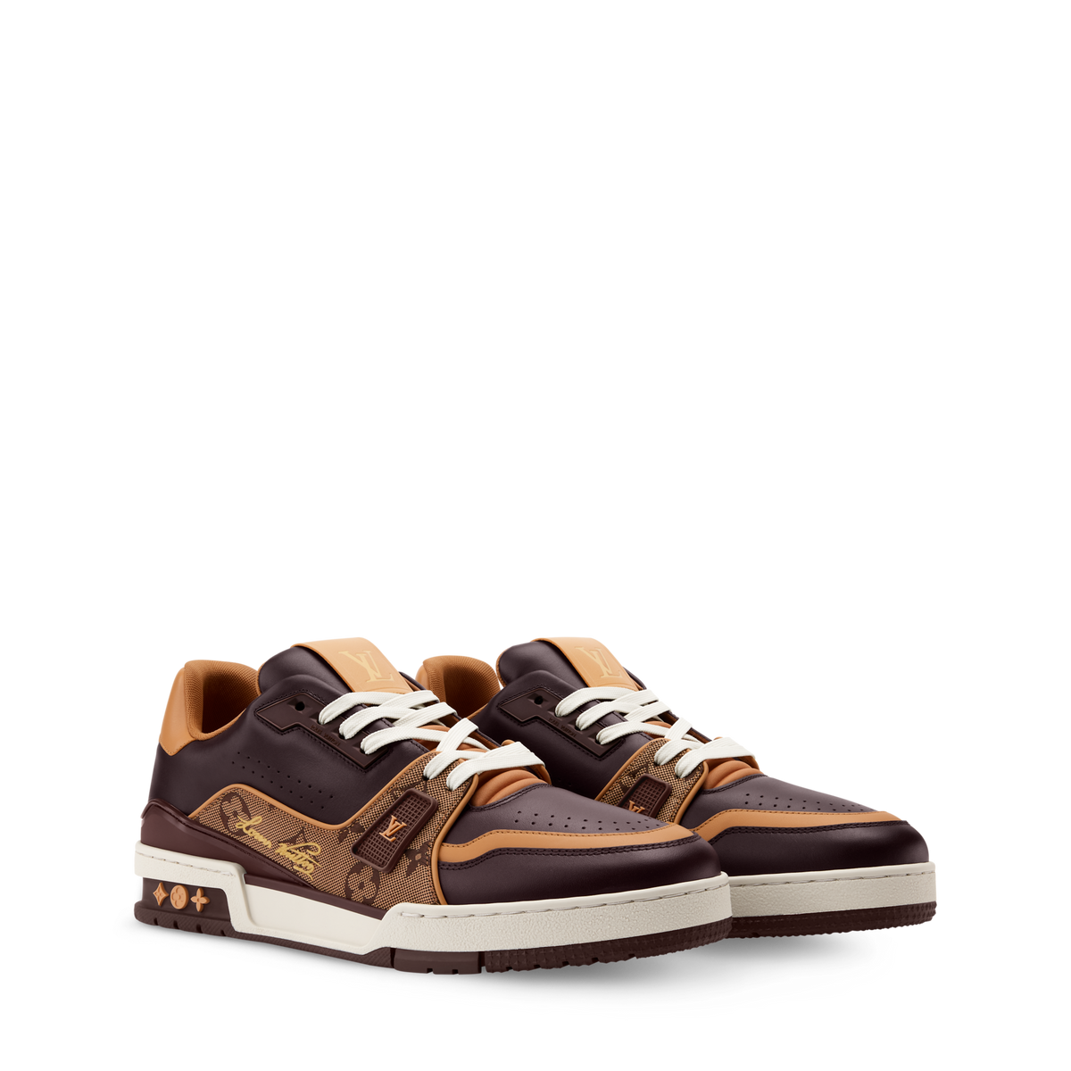 LV Trainer Sneaker Brown Monogram Leather