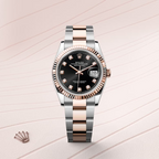 Datejust 36 Oyster, 36 mm, Oystersteel and Everose gold