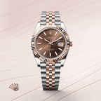 Datejust 41 Oyster, 41 mm, Oystersteel and Everose gold