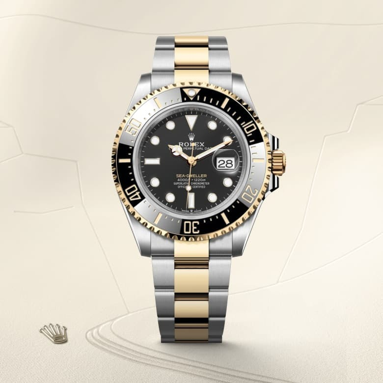 Sea-Dweller Oyster, 43 mm, Oystersteel and yellow gold