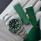 Submariner Stainless Steel “The Hulk” Green Dial Cerachrom Bezel