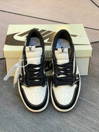 LV x Nike Air Jordan 1 Low “Panda Monogram” (Custom)