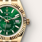 Sky-Dweller 42mm18ct Yellow Gold Green Dial