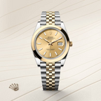Datejust 41 Oyster, 41 mm, Oystersteel and yellow gold