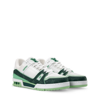 LV Trainer Green Monogram Leather Sneaker
