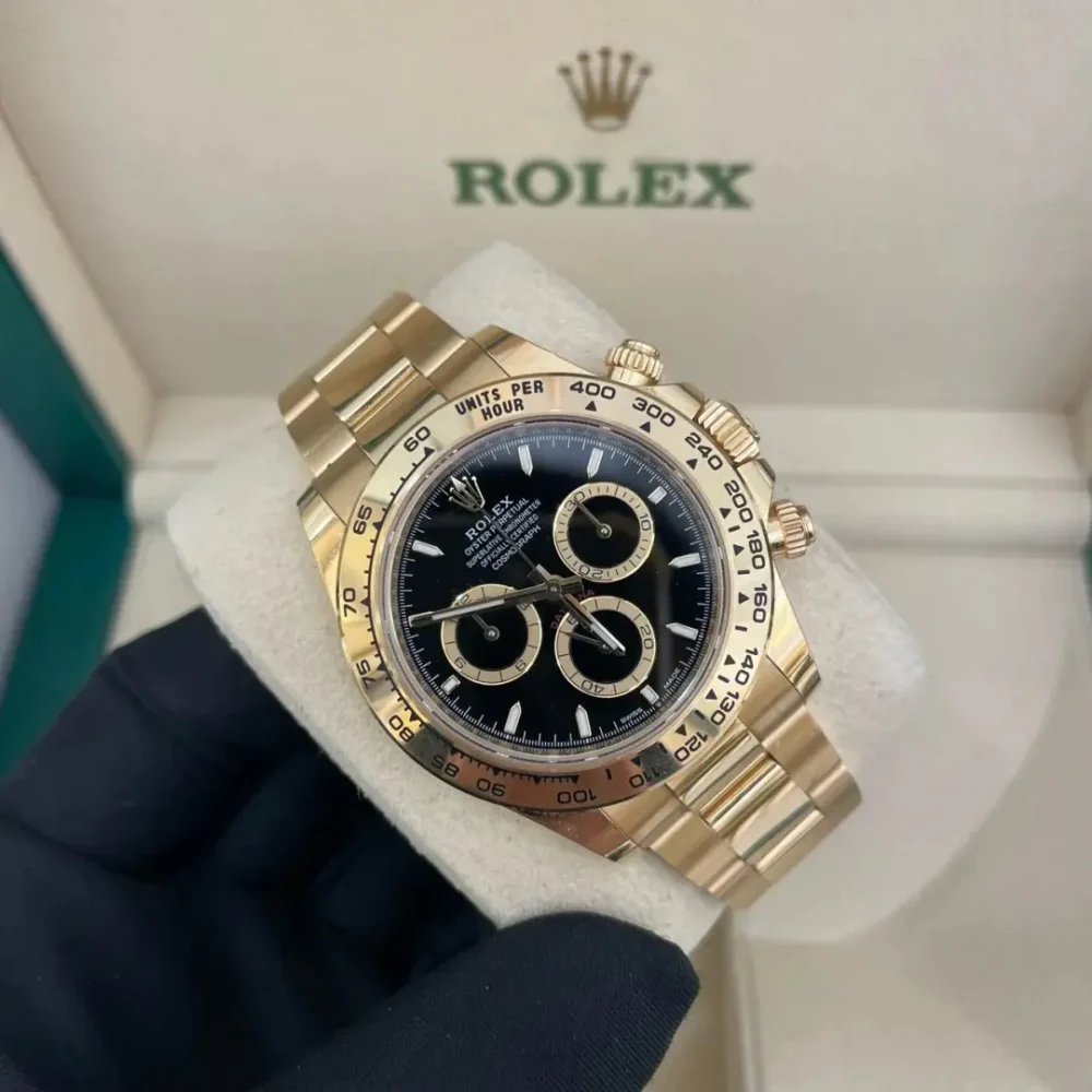 Cosmograph Daytona Yellow Gold Black Dial