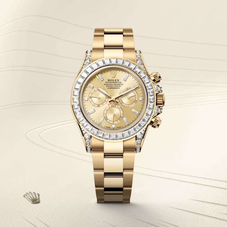 Cosmograph Daytona Oyster 40 mm yellow gold and diamonds