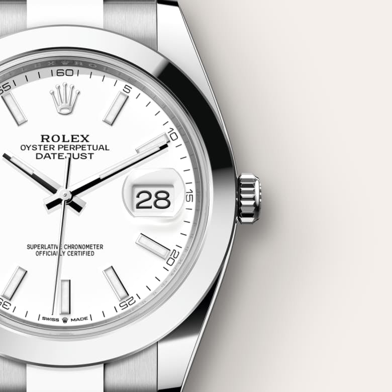 Datejust 41 Oyster, 41 mm, Oystersteel