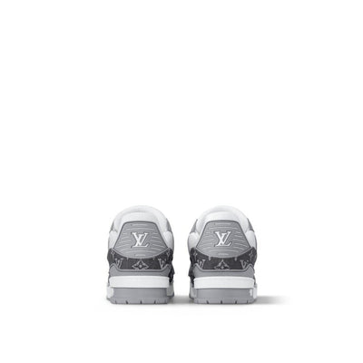 LV Trainer Sneaker Denim Monogram Grey