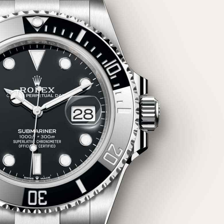 Submariner Date Oyster, 41 mm, Oystersteel