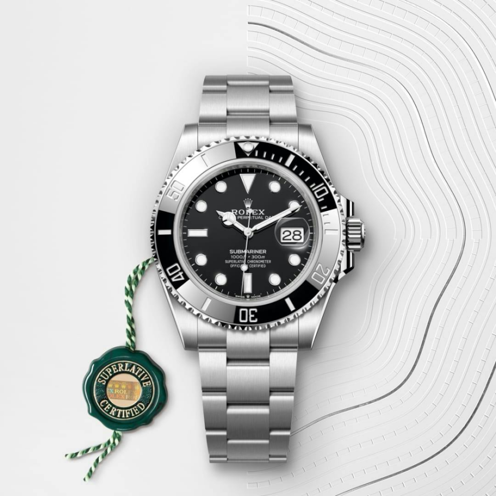 Submariner Date Oyster, 41 mm, Oystersteel